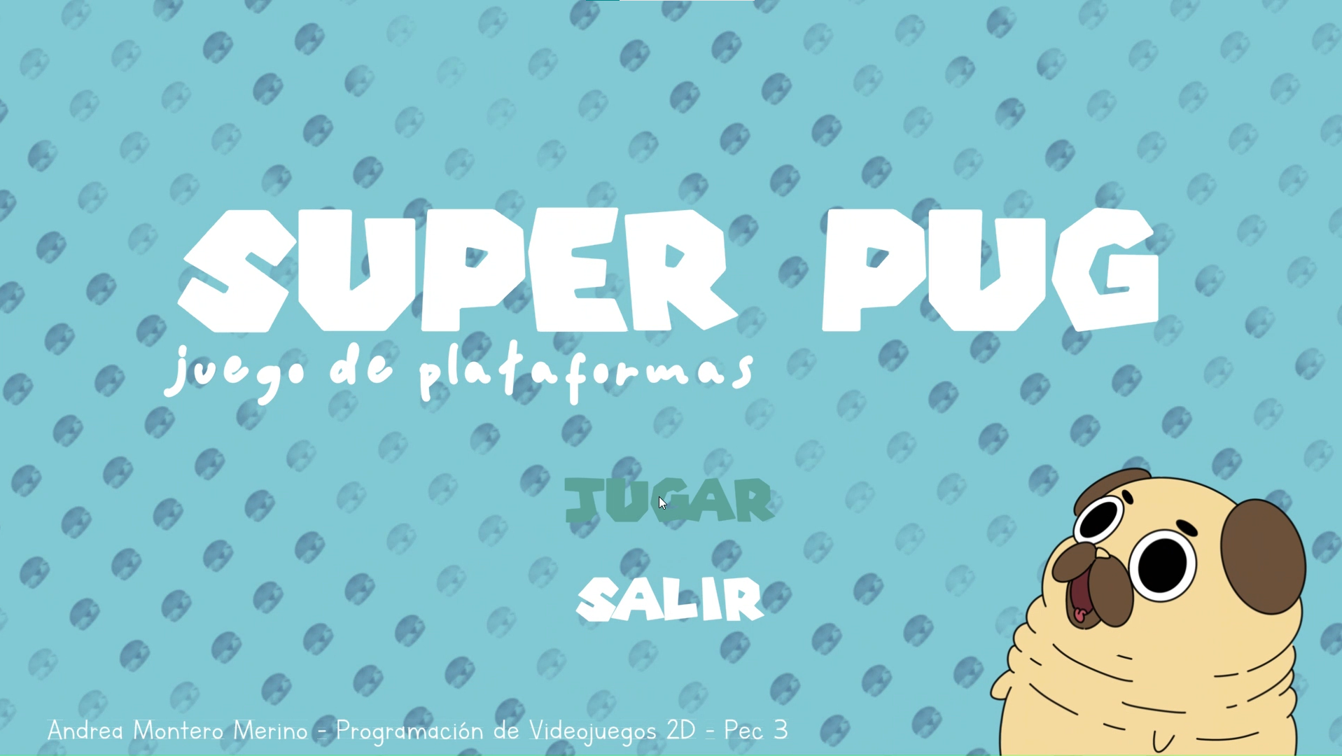 Super Pug – Portada del juego